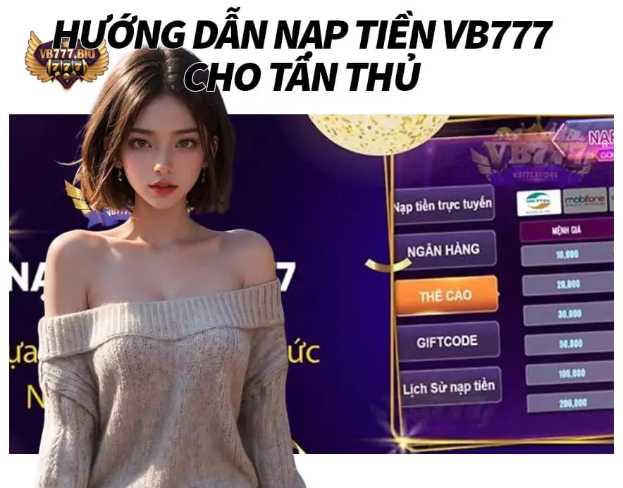 nạp tiền vb777