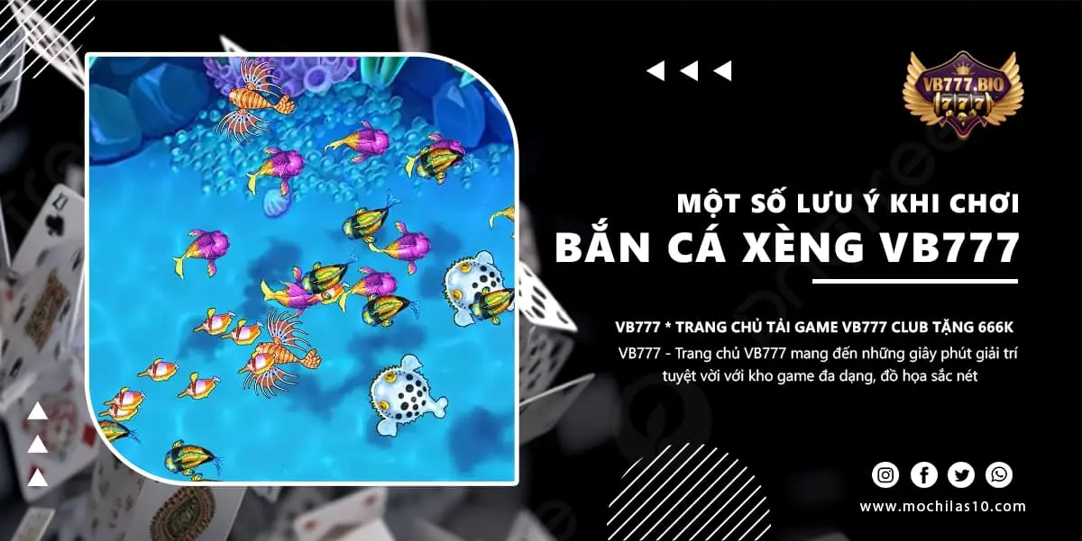 luật chơi bắn cá xèng tại cổng game vb777